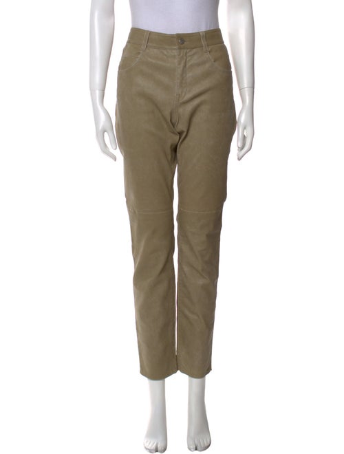 Étoile Isabel Marant Lamb Leather Skinny Leg Pants