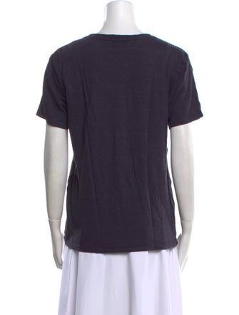 Étoile Isabel Marant Linen Graphic Print T-Shirt