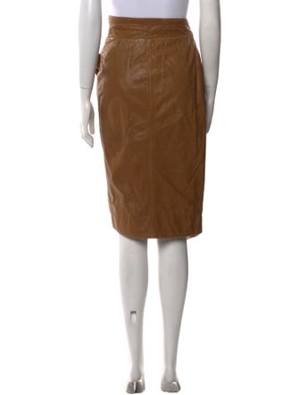 Étoile Isabel Marant Lambskin Knee-Length Skirt