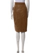 Étoile Isabel Marant Lambskin Knee-Length Skirt