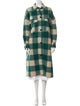 Étoile Isabel Marant Plaid Print Peacoat