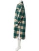 Étoile Isabel Marant Plaid Print Peacoat