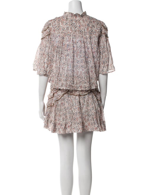 Étoile Isabel Marant Printed Embroidered Accent Skirt Set