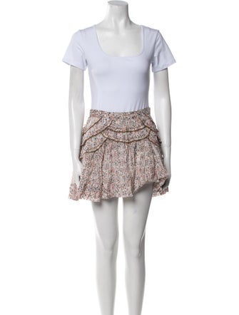 Étoile Isabel Marant Printed Embroidered Accent Skirt Set