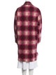 Étoile Isabel Marant Plaid Print Faux Fur Jacket