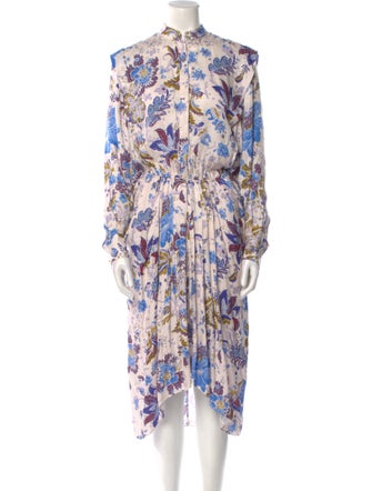 Étoile Isabel Marant Floral Print Midi Length Dress