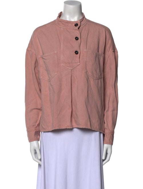 Étoile Isabel Marant Mock Neck Long Sleeve Sweatshirt