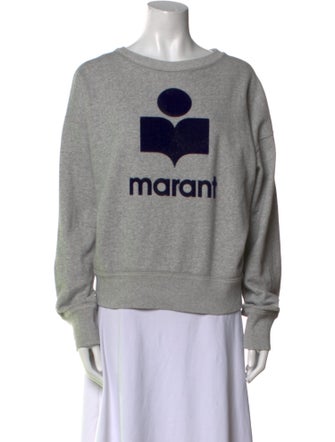 Étoile Isabel Marant Graphic Print Crew Neck Sweatshirt
