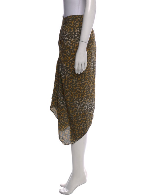 Étoile Isabel Marant Animal Print Midi Length Skirt