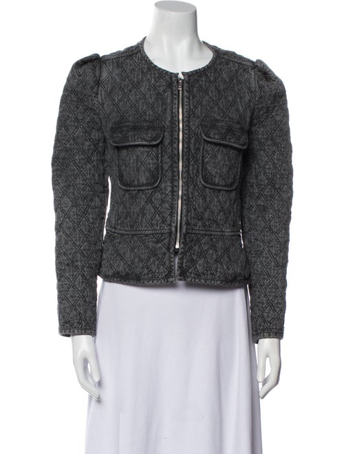 Étoile Isabel Marant Tweed Pattern Denim Jacket