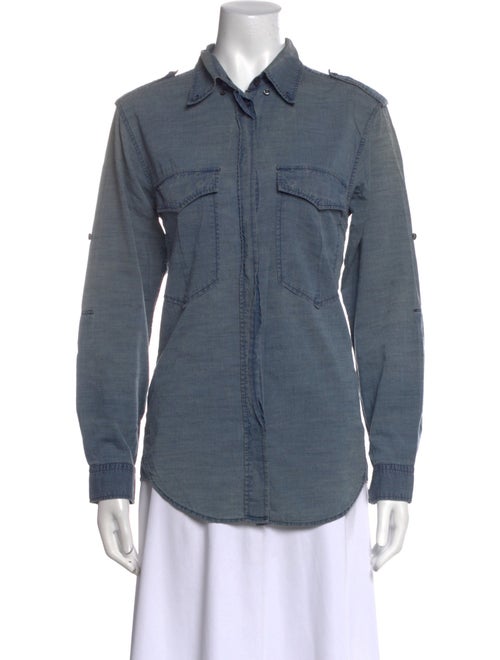 Étoile Isabel Marant Long Sleeve Button-Up Top