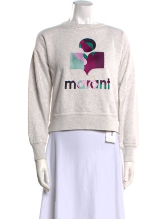 Étoile Isabel Marant Graphic Print Crew Neck Sweatshirt