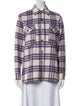Étoile Isabel Marant Virgin Wool Plaid Print Blazer