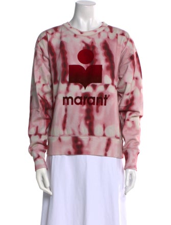Étoile Isabel Marant Tie-Dye Print Crew Neck Sweatshirt