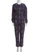 Étoile Isabel Marant Printed Crew Neck Jumpsuit