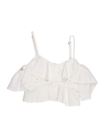 Étoile Isabel Marant Square Neckline Sleeveless Crop Top
