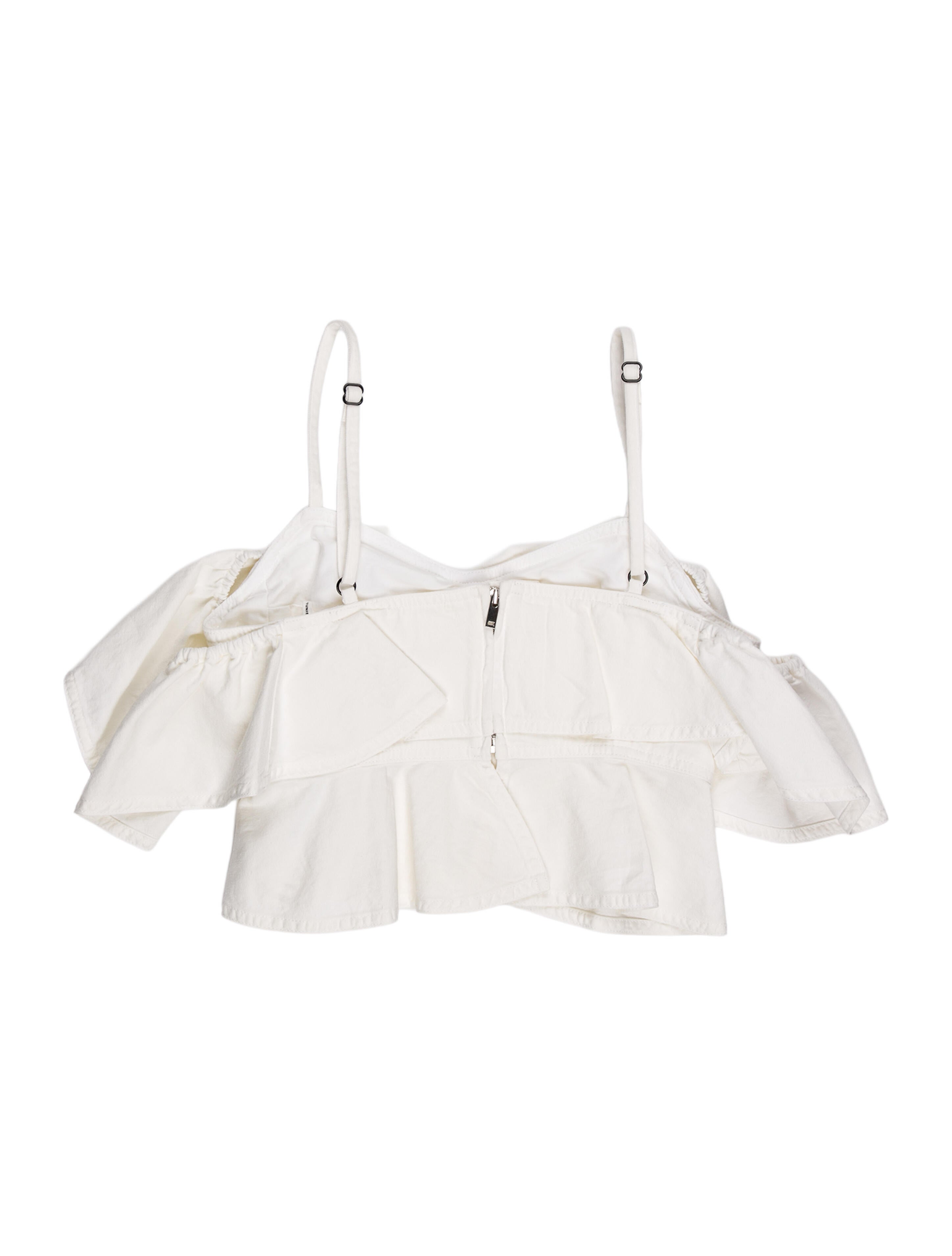Étoile Isabel Marant Square Neckline Sleeveless Crop Top