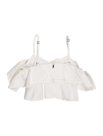 Étoile Isabel Marant Square Neckline Sleeveless Crop Top
