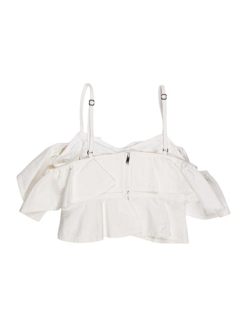 Étoile Isabel Marant Square Neckline Sleeveless Crop Top