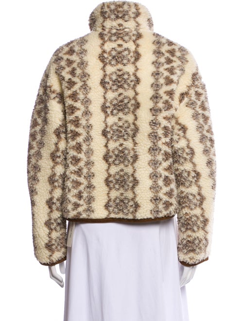 Étoile Isabel Marant Printed Faux Fur Jacket