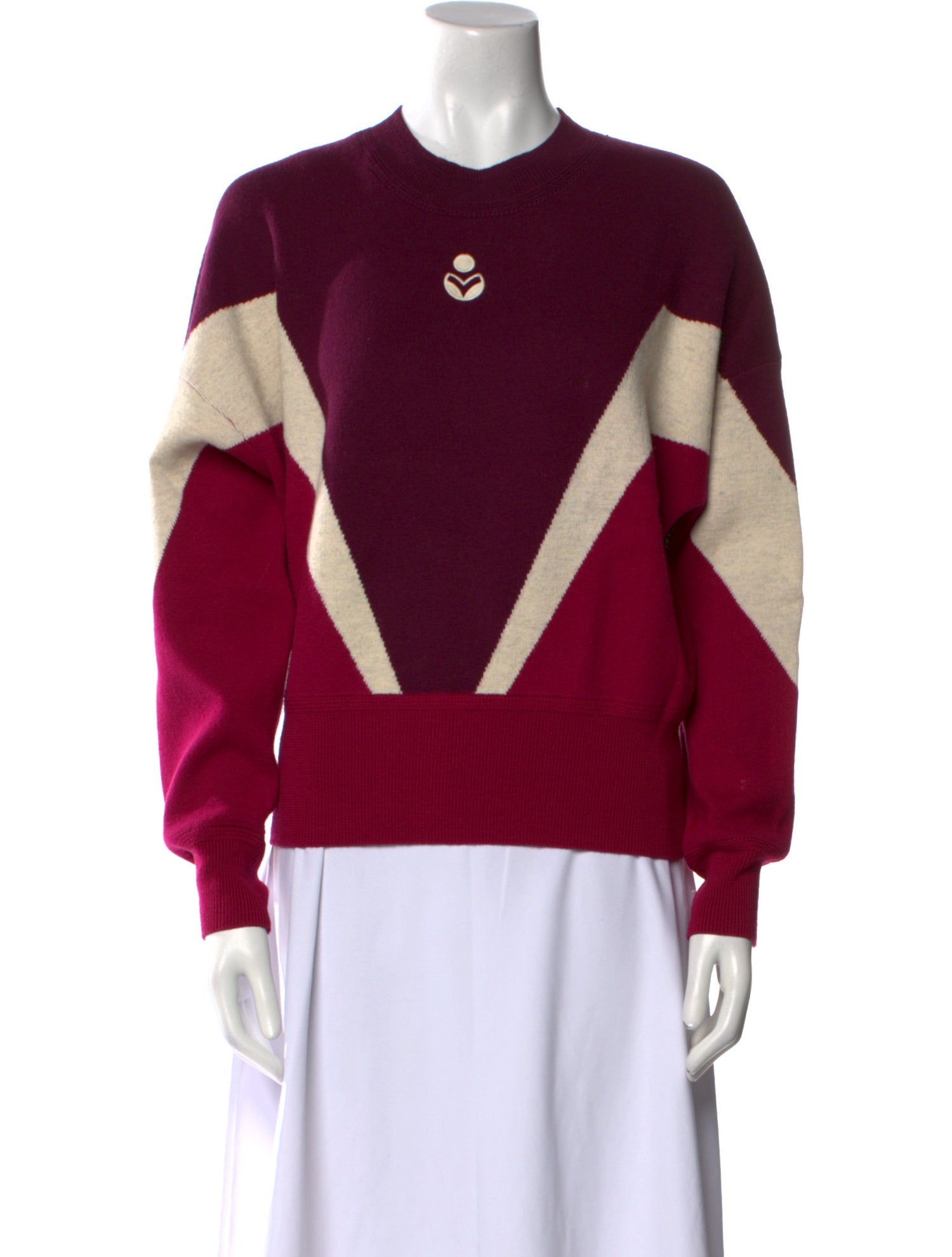 Étoile Isabel Marant Printed Crew Neck Sweater