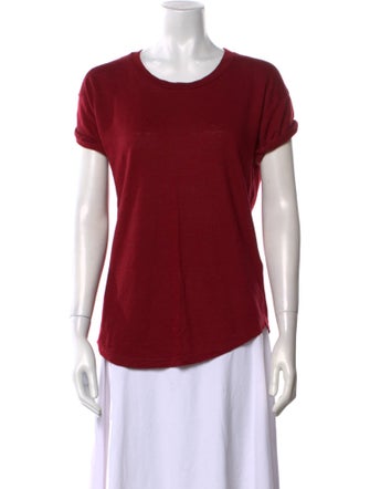 Étoile Isabel Marant Linen Scoop Neck T-Shirt