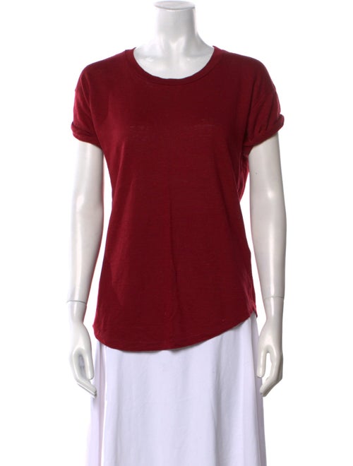 Étoile Isabel Marant Linen Scoop Neck T-Shirt