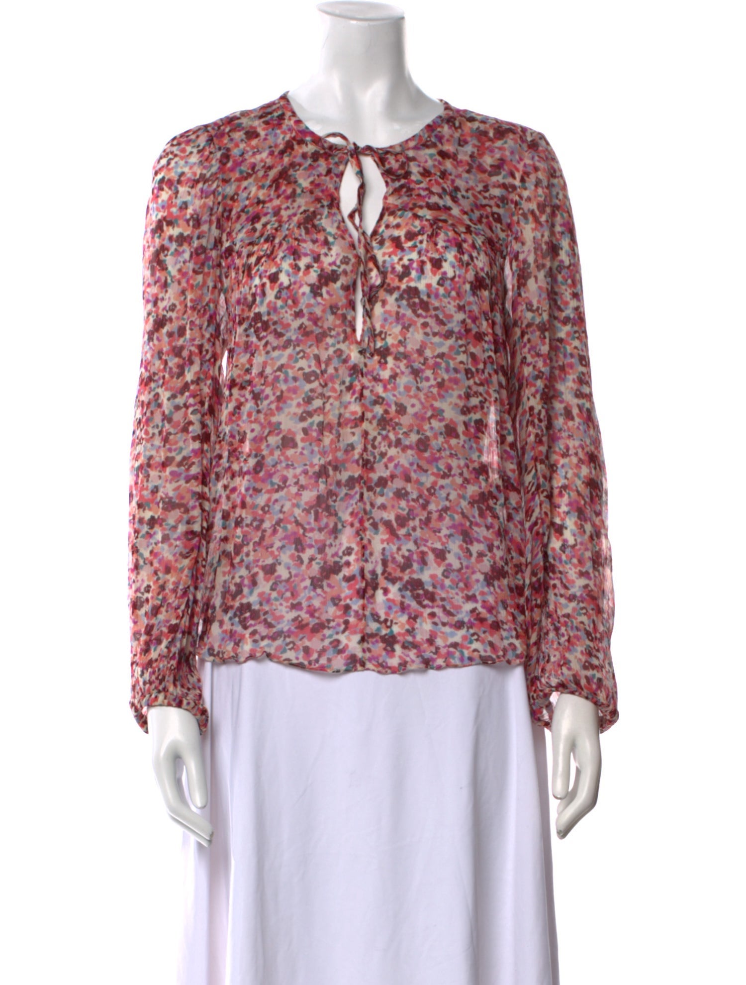 Étoile Isabel Marant Floral Print V-Neck Blouse