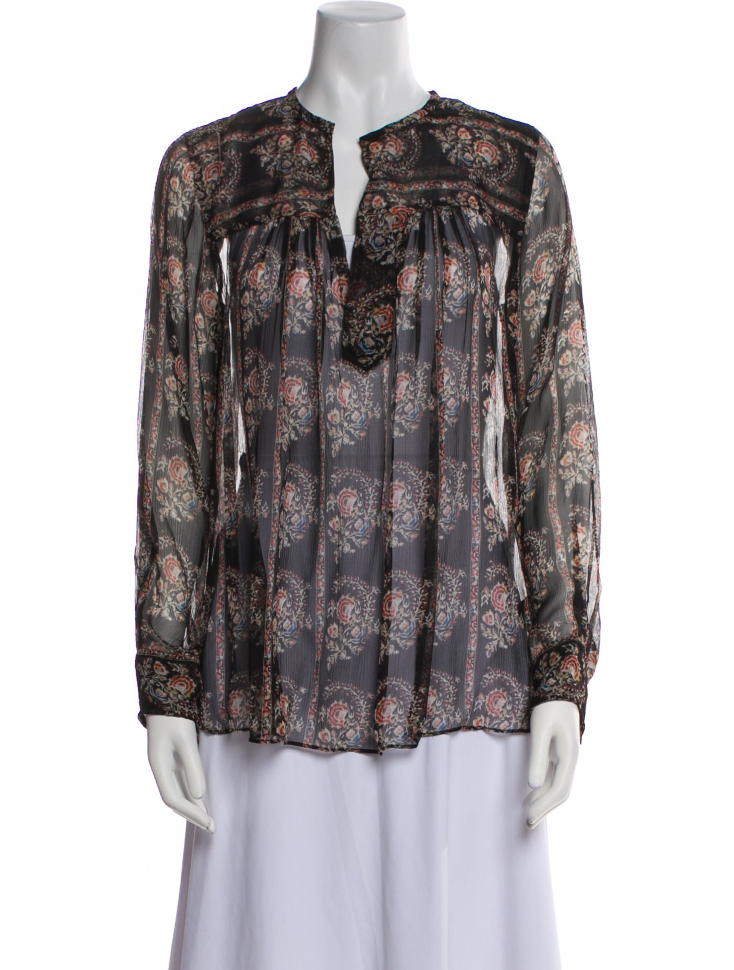 Étoile Isabel Marant Silk Printed Blouse
