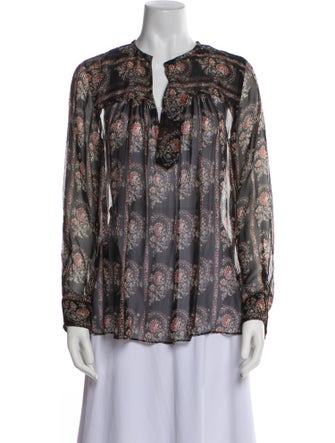 Étoile Isabel Marant Silk Printed Blouse