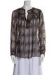 Étoile Isabel Marant Silk Printed Blouse