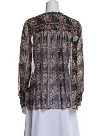 Étoile Isabel Marant Silk Printed Blouse