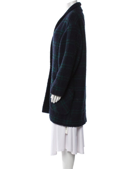 Étoile Isabel Marant Wool Plaid Print Coat