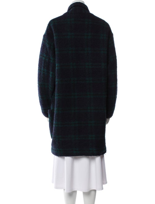 Étoile Isabel Marant Wool Plaid Print Coat