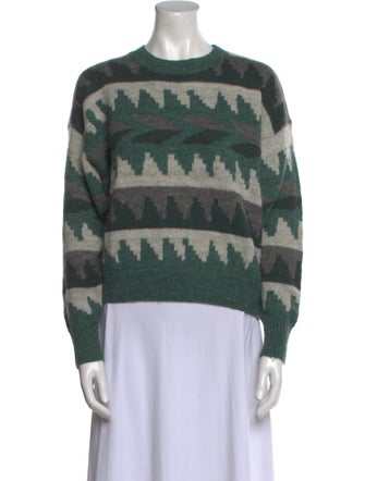 Étoile Isabel Marant Printed Crew Neck Sweater