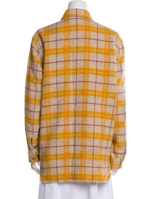 Étoile Isabel Marant Virgin Wool Plaid Print Jacket