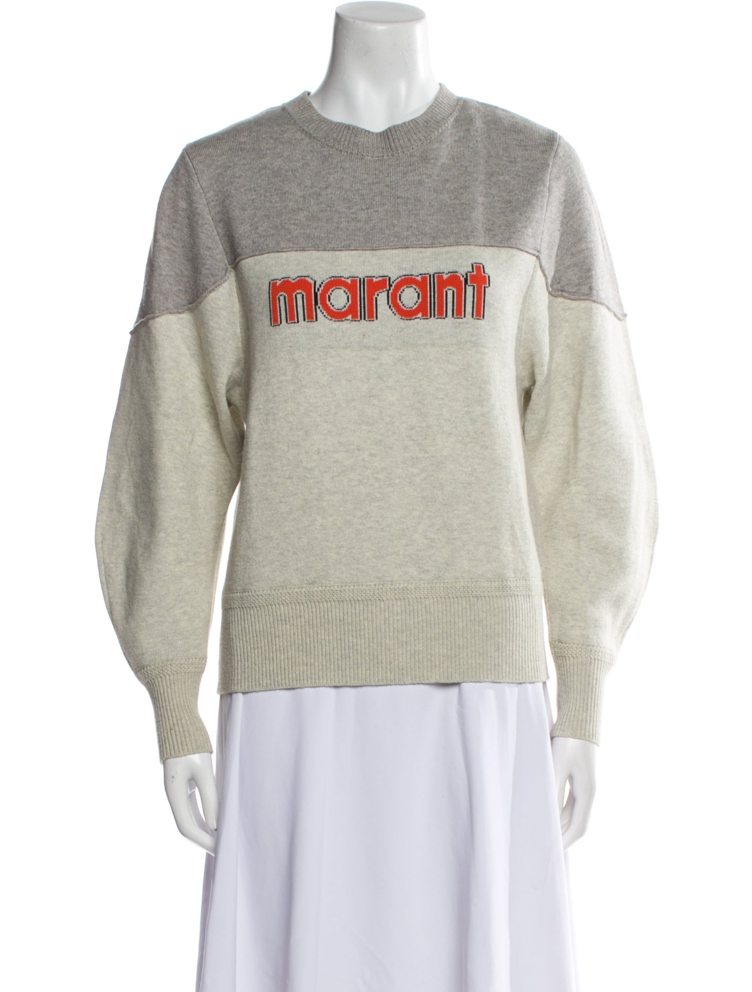 Étoile Isabel Marant Graphic Print Crew Neck Sweater