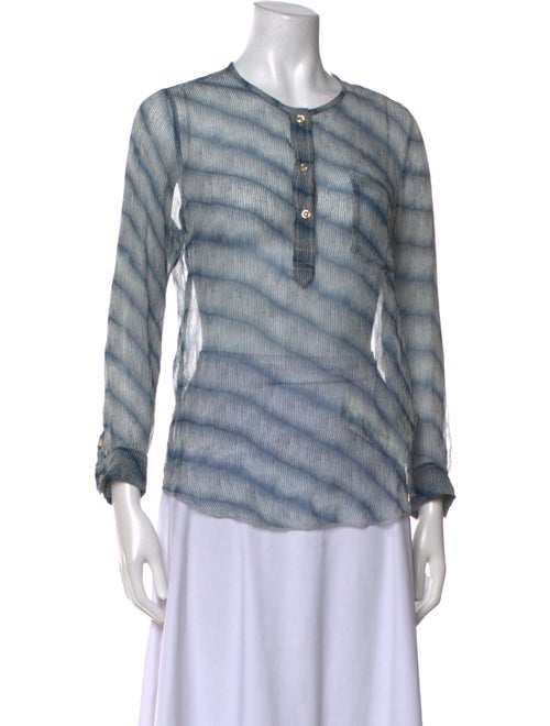 Étoile Isabel Marant Silk Tie-Dye Print Blouse