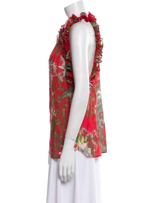 Étoile Isabel Marant Floral Print V-Neck Blouse