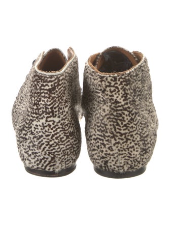 Étoile Isabel Marant Ponyhair Animal Print Oxfords