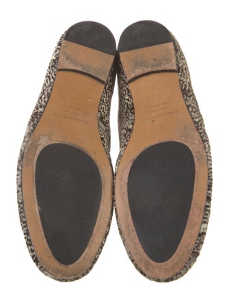 Étoile Isabel Marant Ponyhair Animal Print Oxfords