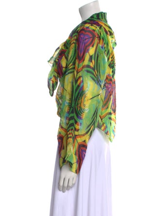 Étoile Isabel Marant Printed Cowl Neck Blouse