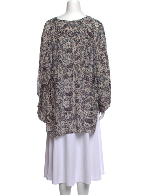 Étoile Isabel Marant Printed Mock Neck Blouse