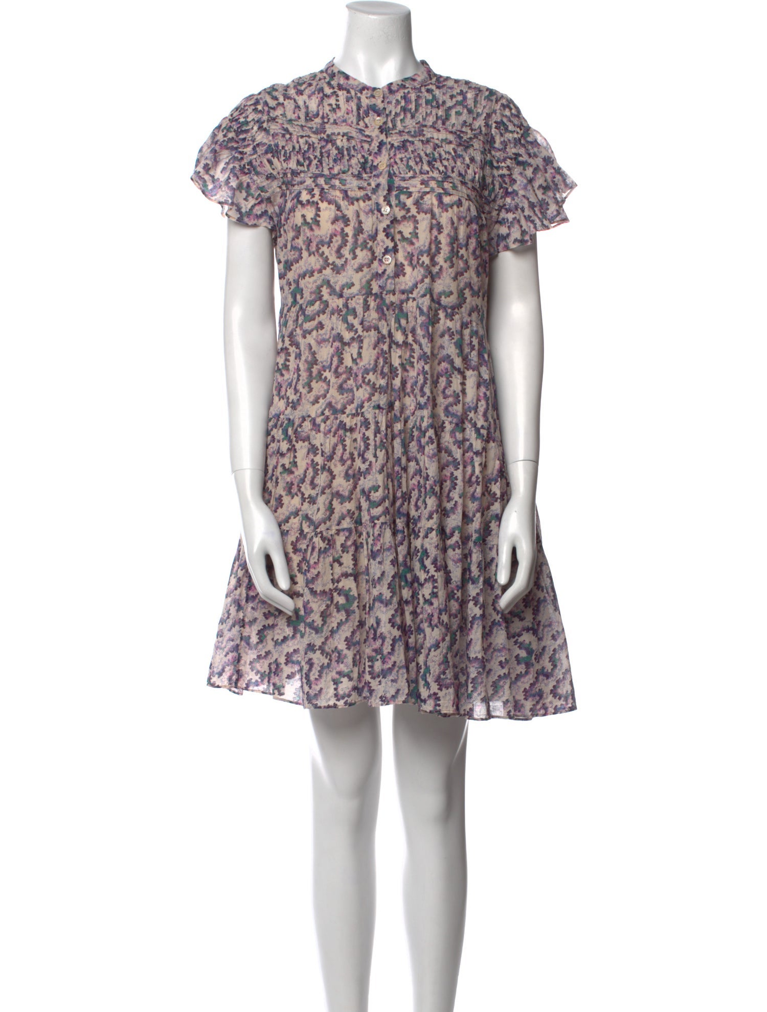 Étoile Isabel Marant Floral Print Knee-Length Dress