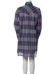 Étoile Isabel Marant Plaid Print Mini Dress