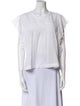 Étoile Isabel Marant Bateau Neckline Short Sleeve Blouse