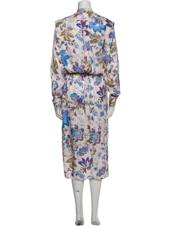 Étoile Isabel Marant Floral Print Midi Length Dress