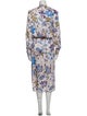 Étoile Isabel Marant Floral Print Midi Length Dress