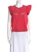 Étoile Isabel Marant Crew Neck Short Sleeve Blouse