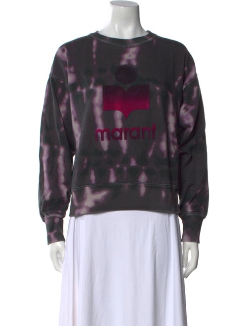 Étoile Isabel Marant Tie-Dye Print Crew Neck Sweatshirt